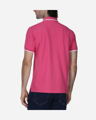 Polo Pique Liso Rosa Medio